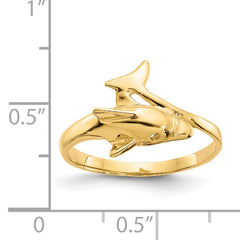 14k Dolphin Ring