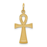14k Ankh Cross Charm