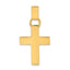 14k Hollow Cross Pendant