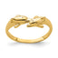 14K Dolphin Kissing Dolphin Ring