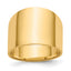 Flat-Top Tapered Cigar Ring in 14K Yellow Gold, Size 7 - Sophia Jewelers