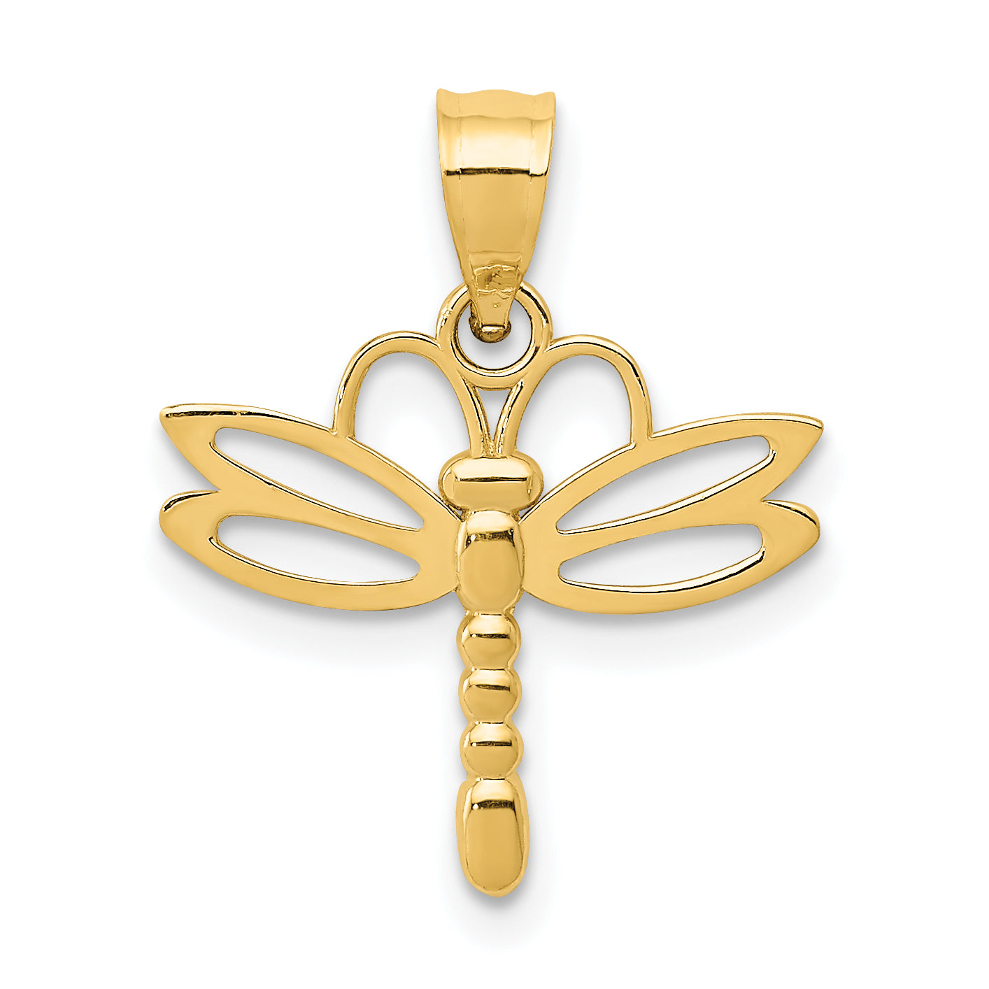 14k Dragonfly Pendant