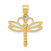 14k Dragonfly Pendant