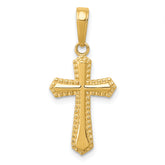 14k Passion Cross Pendant