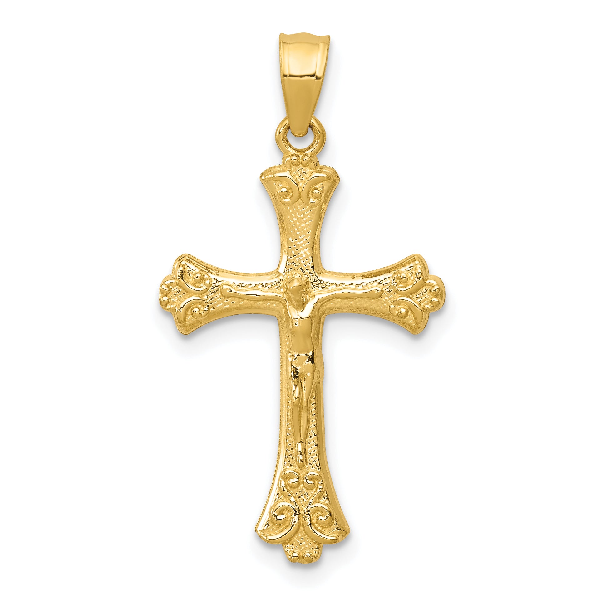 14k Crucifix Pendant