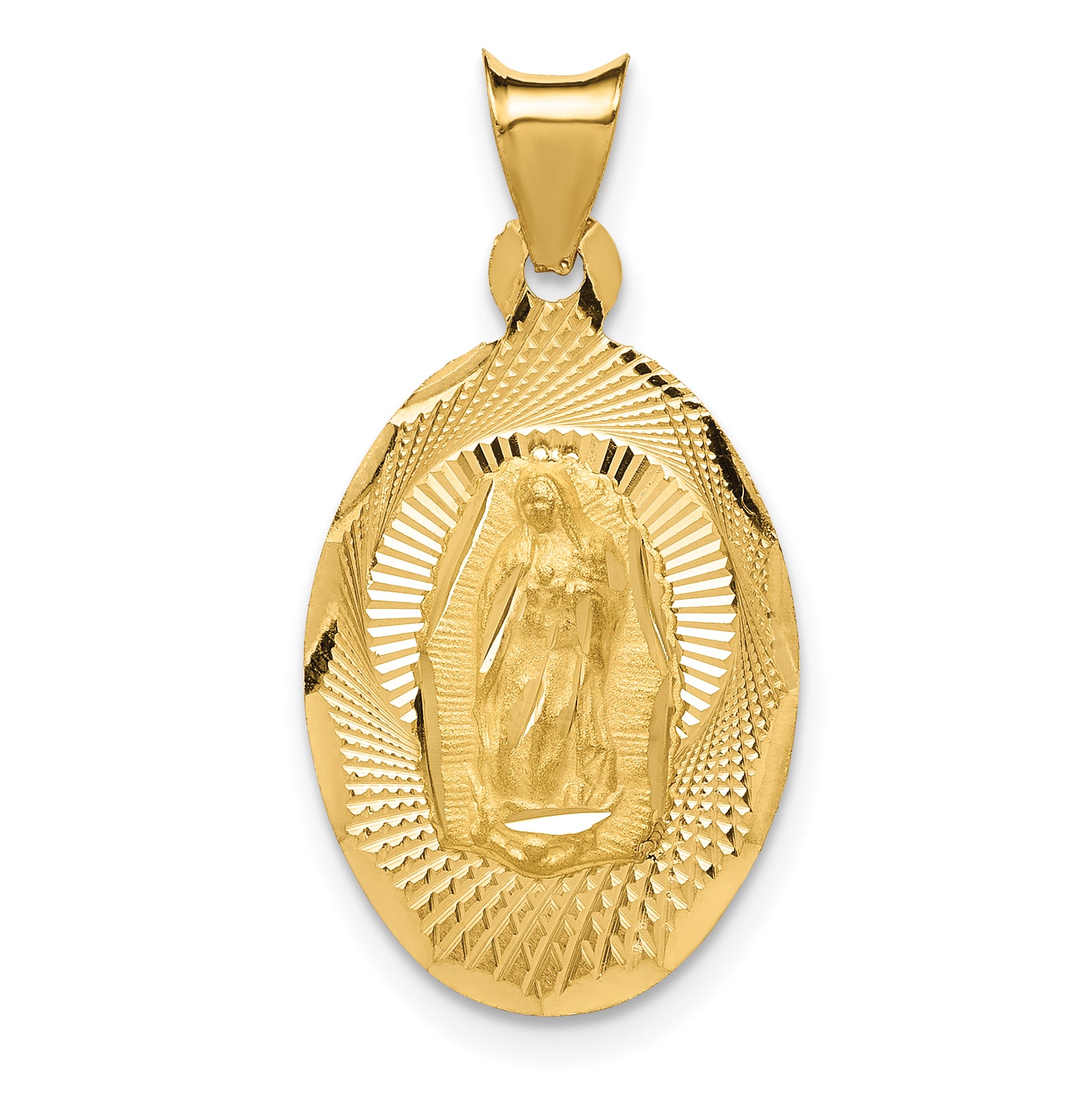 14k Our Lady of Guadalupe Pendant