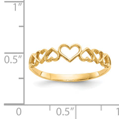 14k Hearts Ring