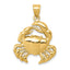 Crab Pendant in 14K Yellow Gold, 29mm - Sophia Jewelers