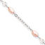 8.25in Rhodium-plated Kelly Waters Pink Simulated Pearl and Crystal Bracele