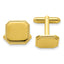 Kelly Waters Gold-plated Square Beaded Engravable Cuff Links