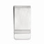 Men's Rhodium Kelly Waters Satin Money Clip with Polished End