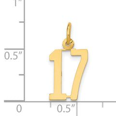 14K Gold Polished Elongated Charm Pendant for Elegant Layering