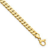 14K Men's Polished Fancy Link Bracelet