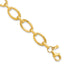 Link Bracelet in 14K Yellow Gold, 7.2 Inch - Sophia Jewelers