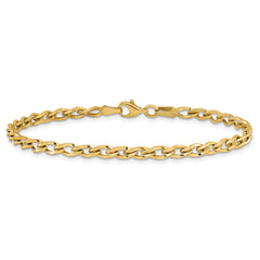 14K Polished Link Bracelet