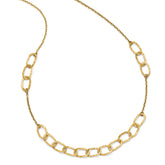 14K Gold Polished Diamond-Cut Curb Necklace with Lifetime Warranty