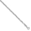 14K White Gold D/C Beaded Bracelet