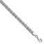 Fancy Link Bracelet in 14K White Gold, 6mm, 7 Inch - Sophia Jewelers