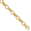 Fancy Chain Bracelet in 14K Yellow Gold, 9mm, 7.5 Inch - Sophia Jewelers