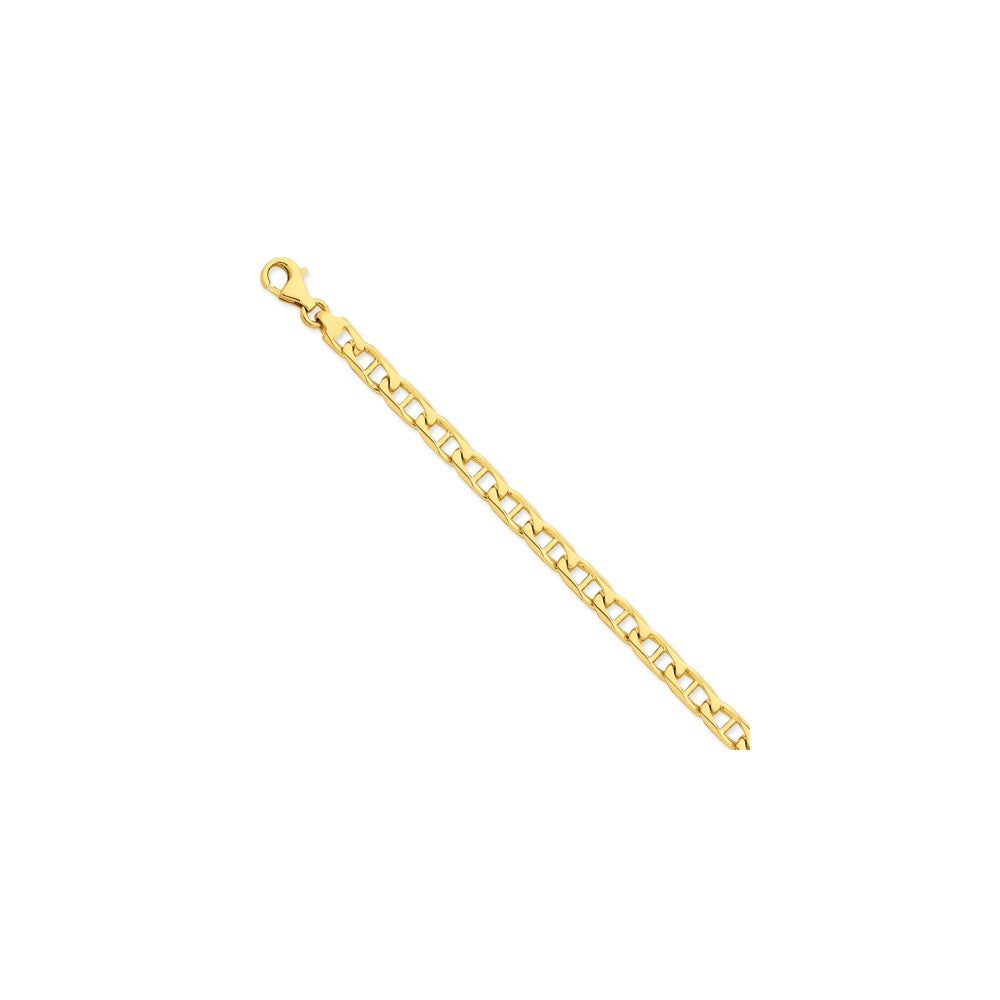 14K Yellow Gold 6.9mm Hand-polished Anchor Link