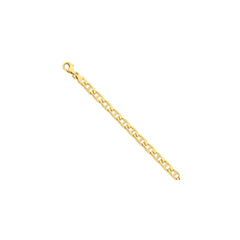 14K Yellow Gold 6.9mm Hand-polished Anchor Link