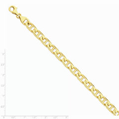 14K Yellow Gold 8.5mm Hand-polished Anchor Link