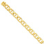 Sophia Jewelers 14K Yellow Gold Anchor Chain Necklace 20 Solid Hand-Polished Elegance
