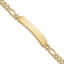 14K Figaro ID Bracelet