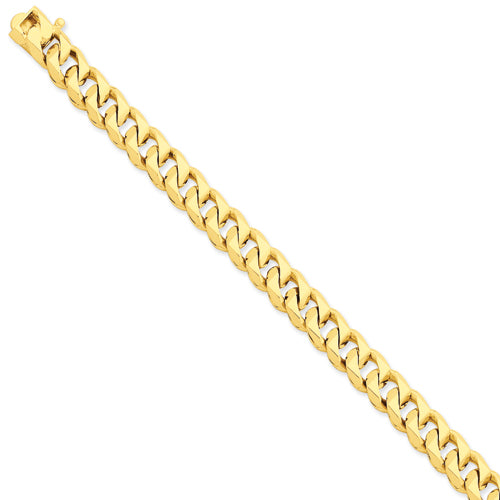 14K 8.5mm Hand-polished Traditional Link Chain