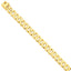 Sophia Jewelers 14K Yellow Gold 11mm Solid Classic Necklace