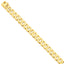 14K 11mm Hand-polished Traditional Link Bracelet