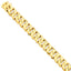 14K 15mm Hand-polished Traditional Link Bracelet