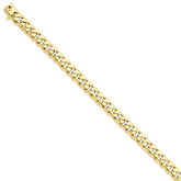 Sophia Jewelers 14K Yellow Gold 20 Hand-Polished Curb Chain Necklace
