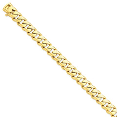 Sophia Jewelers 14K Gold Solid Curb Chain for Timeless Elegance