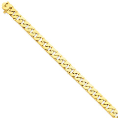 14K Yellow Gold 9.4mm Hand-Polished Fancy Link Chain