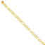 14K 6mm Hand-polished Fancy Link Bracelet
