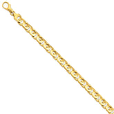Sophia Jewelers 14K Yellow Gold 20 Polished Fancy Link Chain