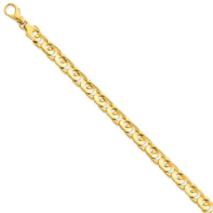 Sophia Jewelers 14K Yellow Gold 20 Polished Fancy Link Chain