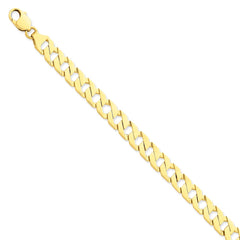 Sophia Jewelers 14K Yellow Gold Hand-Polished Fancy Link Necklace 20