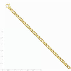 14K Yellow Gold 5.5mm Fancy Link Chain