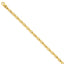 14k 5mm Hand-polished Fancy Link Bracelet