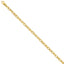 14K Yellow Gold Fancy Link Necklace, Hand-Polished, Solid 20 Chain