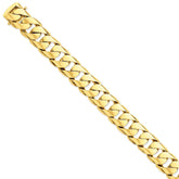 Sophia Jewelers 14K Gold Hand-Polished Curb Link Necklace 20