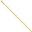 14k 3.3mm Hand-polished Fancy Link Bracelet