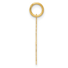 14K Gold Small Boy Charm Pendant with Polished Finish | Solid & Elegant Design