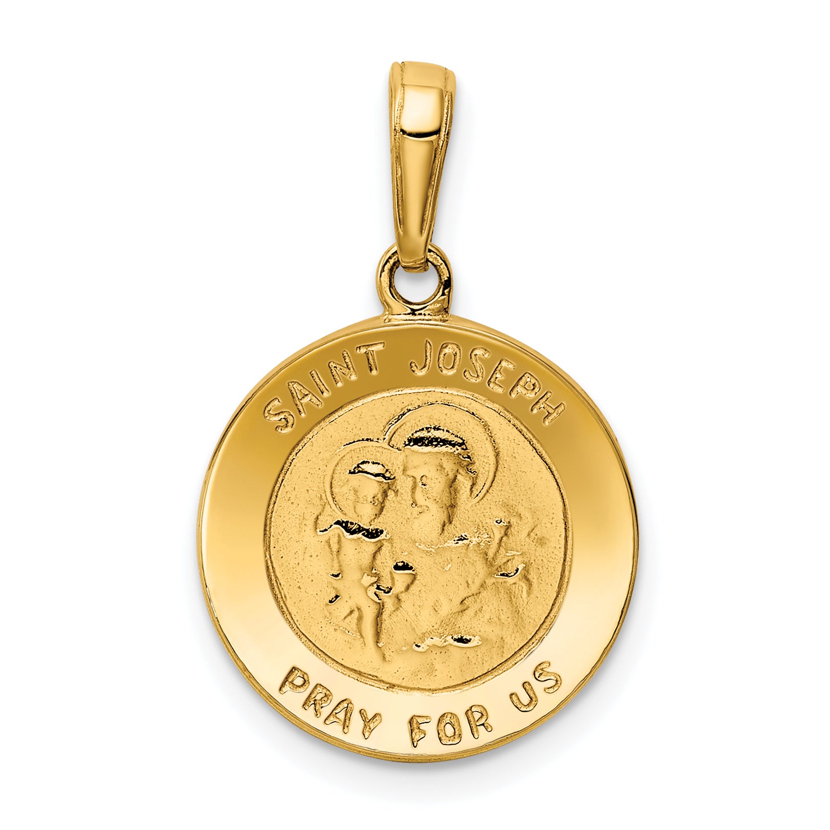 14k Saint Joseph Medal Charm