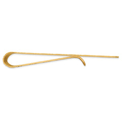 14K Yellow Gold Men's Polished Basketweave Money Clip by Sophia Jewelers