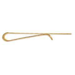 Sophia Jewelers 14K Gold Men's Solid Textured Money Clip in Yellow Gold