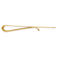 Sophia Jewelers 14K Gold Men's Polished Grooved Engravable Money Clip