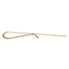 Sophia Jewelers 14K Gold Men's Polished Grooved Engravable Money Clip